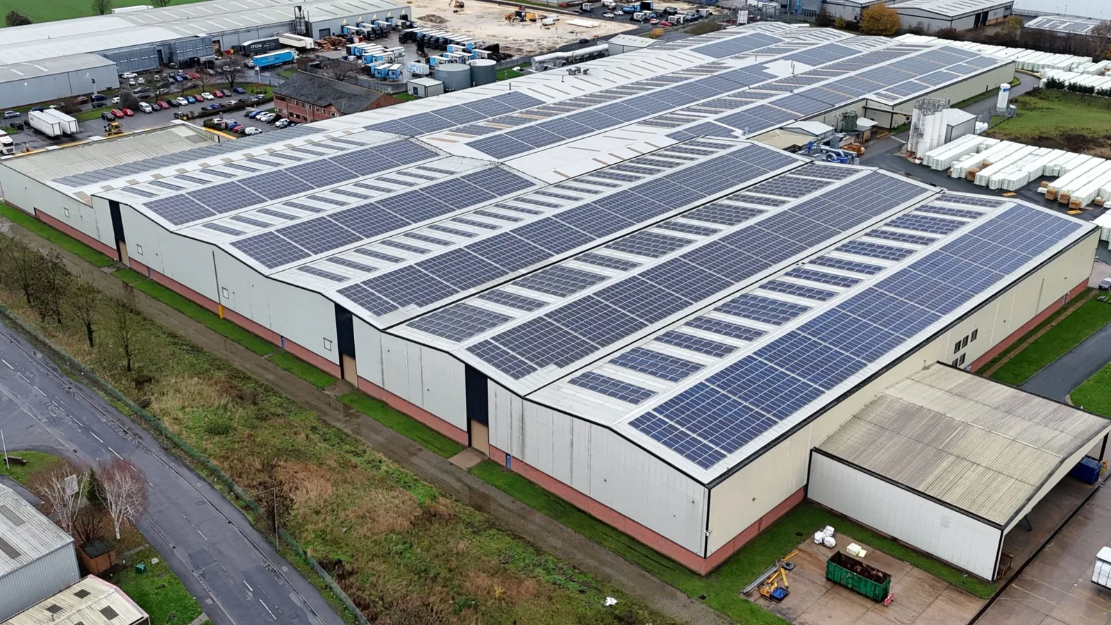 Kingspan commercial solar installation